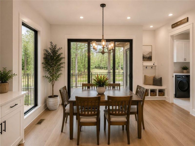 Furnished interior view inside a new home in , McDonough (Image 11).
