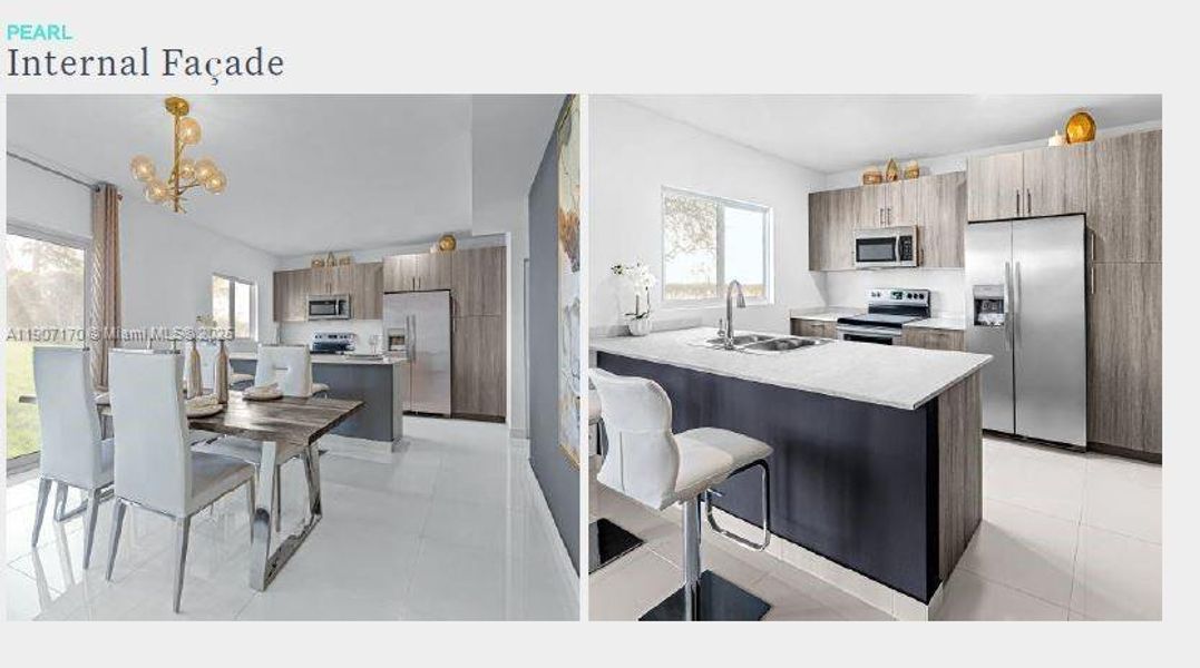 Furnished interior view inside a new home in , Florida City (Image 9). Furnished interior view inside a new home in , Florida City (Image 9).