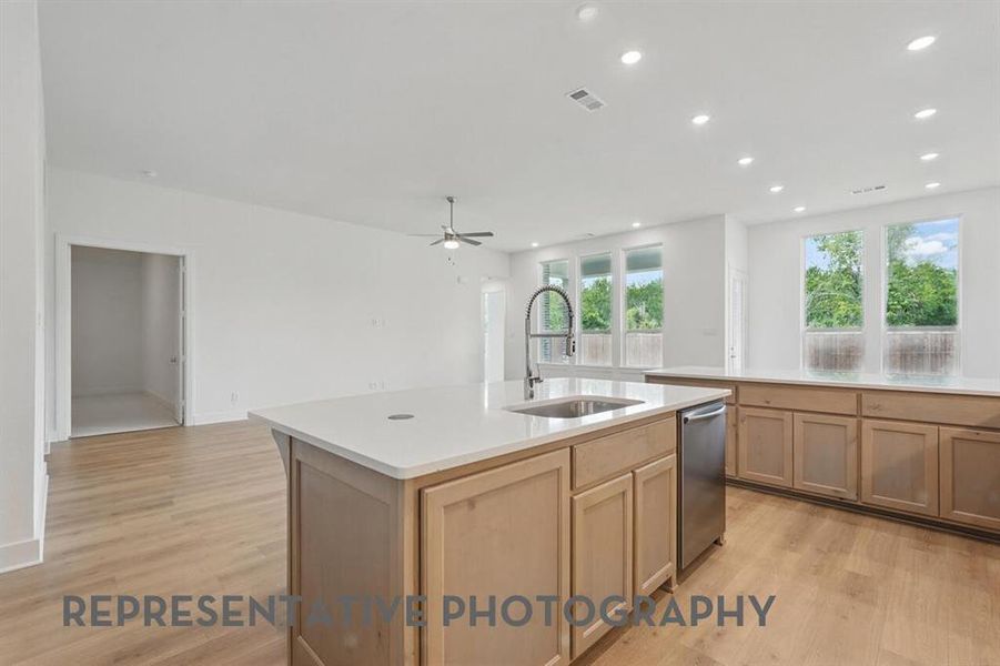 Furnished interior view inside a new home in Devonshire, Forney (Image 6).