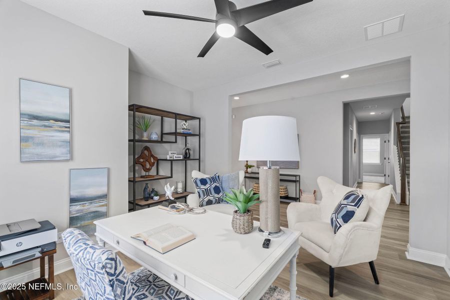 Furnished interior view inside a new home in , St. Augustine (Image 17).