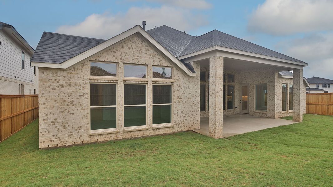 Exterior details and patio area of a home in Audubon, Magnolia (Image 2). Exterior details and patio area of a home in Audubon, Magnolia (Image 2).