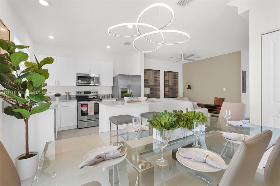 Furnished interior view inside a new home in , Homestead (Image 7).