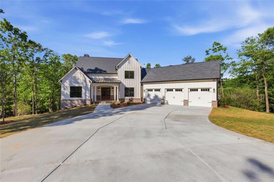 Front exterior of a new home in , Clarkesville, GA, highlighting curb appeal (Image 26).
