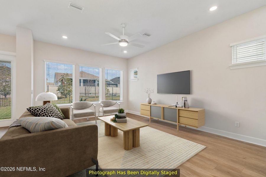 Furnished interior view inside a new home in Granville at eTown 38', Jacksonville (Image 11).