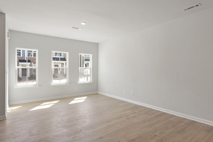 Spacious, unfurnished interior of a new home in Renaissance at White Oak, Garner (Image 15). Spacious, unfurnished interior of a new home in Renaissance at White Oak, Garner (Image 15).