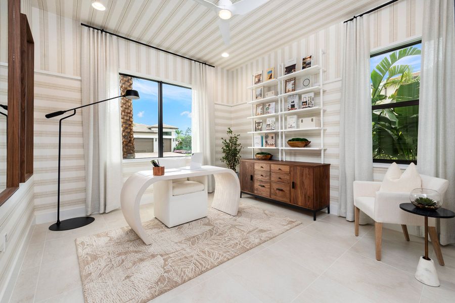 Representative furnished interior of a home built from the Samoa by GL Homes in Lotus Edge, Boca Raton (Image 21).