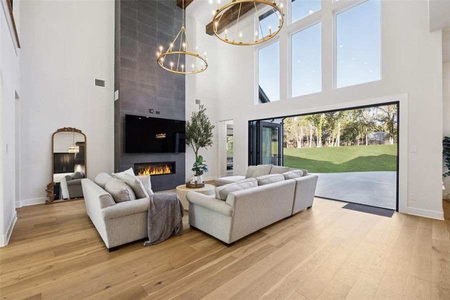 Furnished interior view inside a new home in , Flower Mound (Image 6).