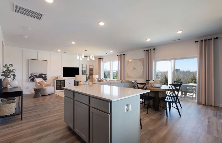 Furnished interior view inside a new home in Highlands of Carter's Station, Columbia (Image 9). Furnished interior view inside a new home in Highlands of Carter's Station, Columbia (Image 9).