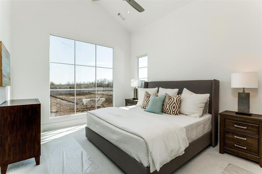 Furnished interior view inside a new home in Avadene at Las Colinas, Irving (Image 10).