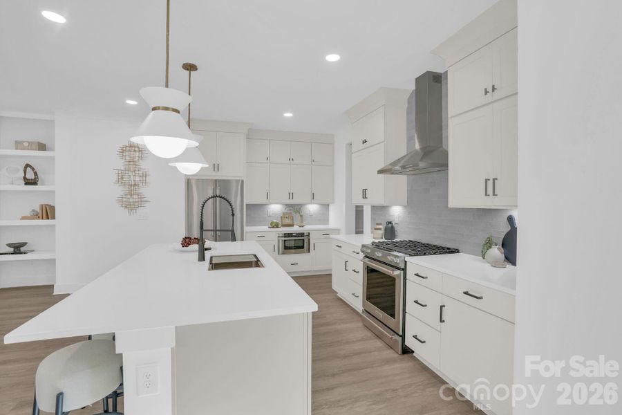 Furnished interior view inside a new home in , Charlotte (Image 6).