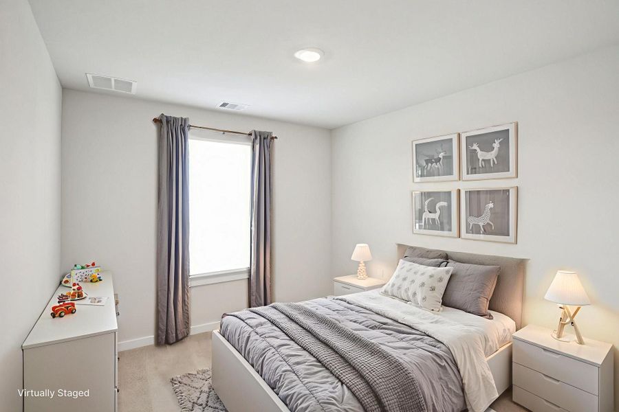 Furnished interior view inside a new home in Wall Street Village, Richmond (Image 14). Furnished interior view inside a new home in Wall Street Village, Richmond (Image 14).