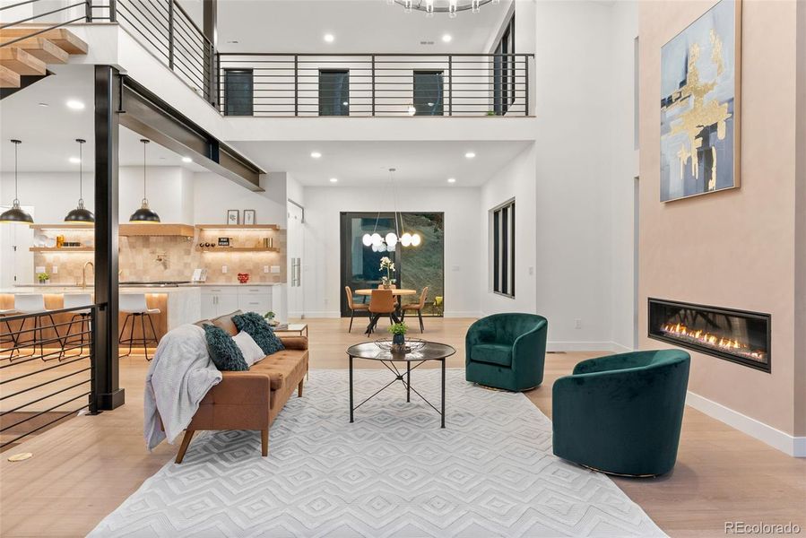 Furnished interior view inside a new home in , Evergreen (Image 33).