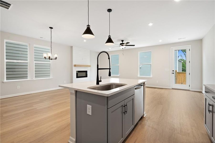Furnished interior view inside a new home in The Village at Shallowford, Kennesaw (Image 10). Furnished interior view inside a new home in The Village at Shallowford, Kennesaw (Image 10).