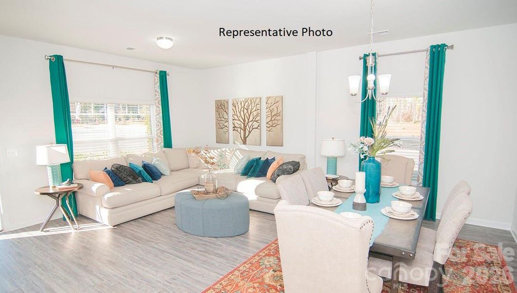 Furnished interior view inside a new home in Wallace Springs, Statesville (Image 44).