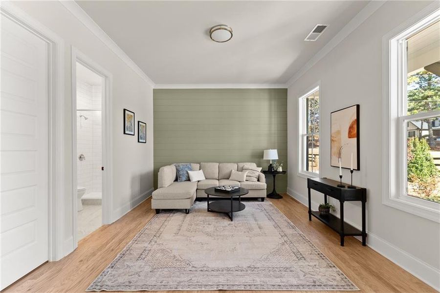 Furnished interior view inside a new home in , Gainesville (Image 11).