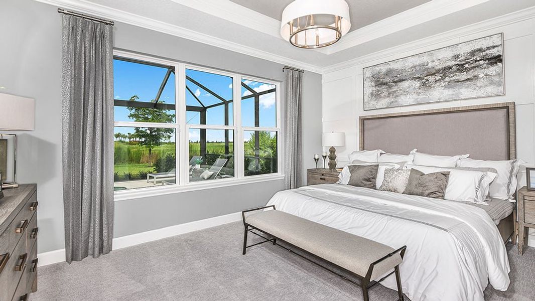 Representative furnished interior of a home built from the Saint Thomas by Taylor Morrison in Central Park, Port St. Lucie (Image 29).