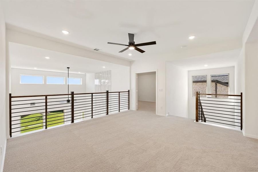 Spacious, unfurnished interior of a new home in Willow Wood Classic 60, McKinney (Image 26).