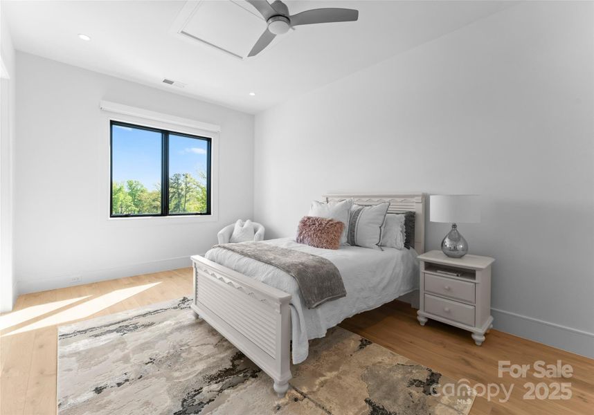 Furnished interior view inside a new home in , Weddington (Image 31).