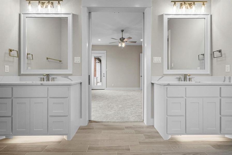 Furnished interior view inside a new home in , Weatherford (Image 8). Furnished interior view inside a new home in , Weatherford (Image 8).