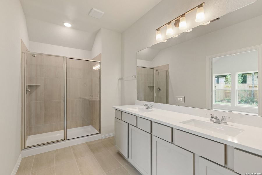 Furnished interior view inside a new home in Prominence, San Antonio (Image 9).