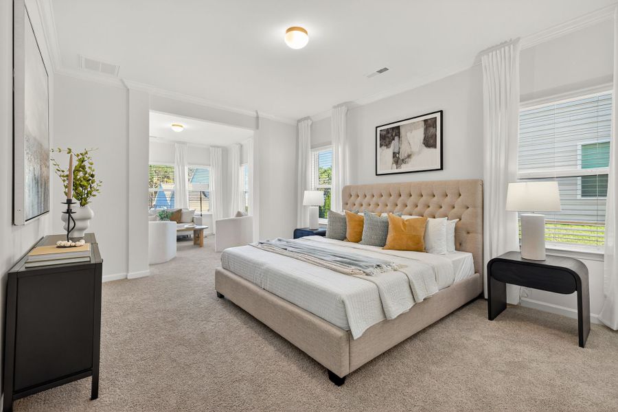 Furnished interior view inside a new home in Edgewater - The Links, Lancaster (Image 16).