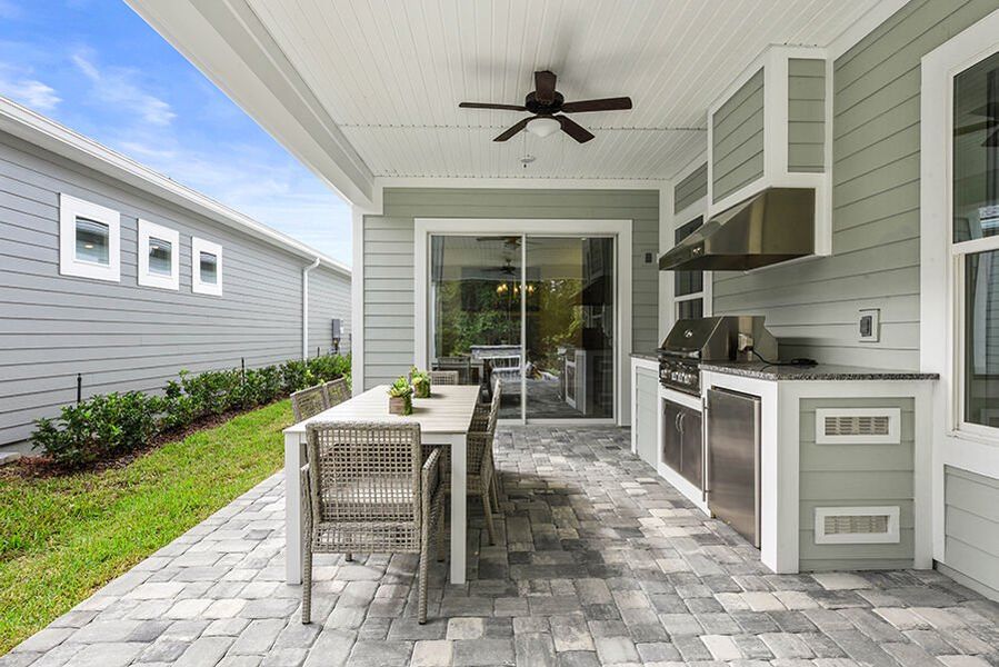 Representative exterior details of a home built from the Harbor by Mattamy Homes in RiverTown, St. Johns (Image 28).