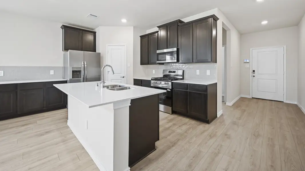 Furnished interior view inside a new home in Morning Ridge, Princeton (Image 3). Furnished interior view inside a new home in Morning Ridge, Princeton (Image 3).