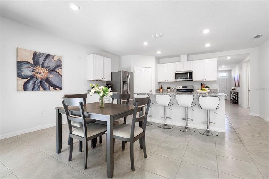 Furnished interior view inside a new home in Oak Leaf Preserve, New Smyrna Beach (Image 15). Furnished interior view inside a new home in Oak Leaf Preserve, New Smyrna Beach (Image 15).