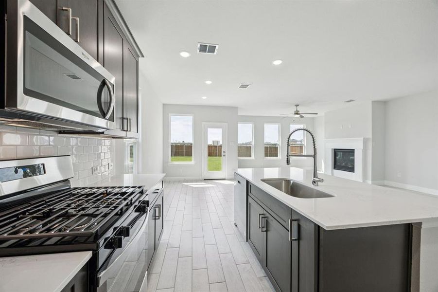 Furnished interior view inside a new home in Bellagio, Forney (Image 7). Furnished interior view inside a new home in Bellagio, Forney (Image 7).