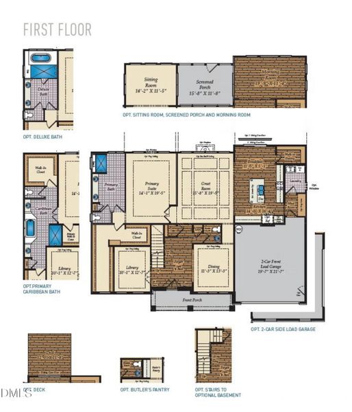 Lexington Floor Plan - First Floor