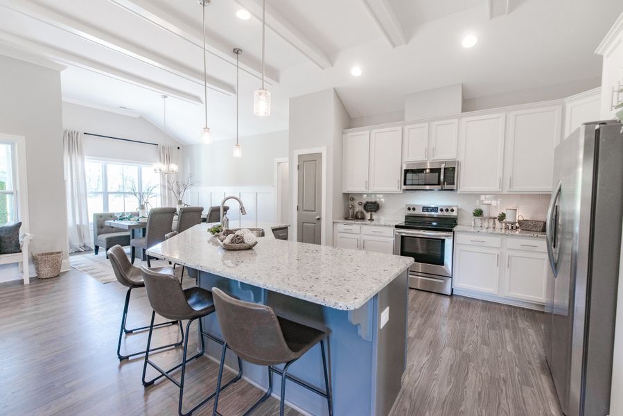 Representative furnished interior of a home built from the Helmsley by Bill Clark Homes in Sidbury Landing, Wilmington (Image 8).