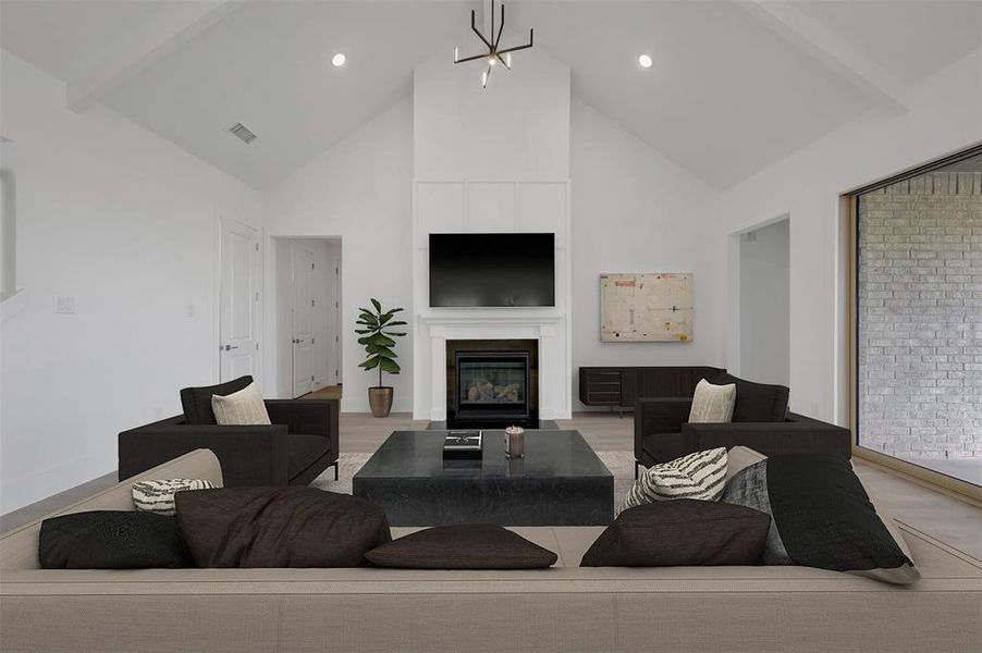 Furnished interior view inside a new home in Wellington, Haslet (Image 24).