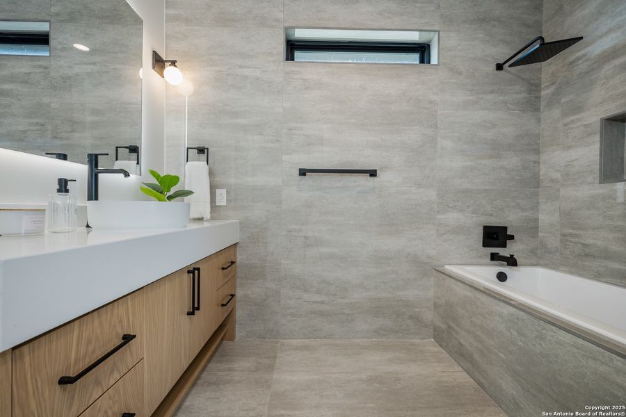 Furnished interior view inside a new home in , San Antonio (Image 32).