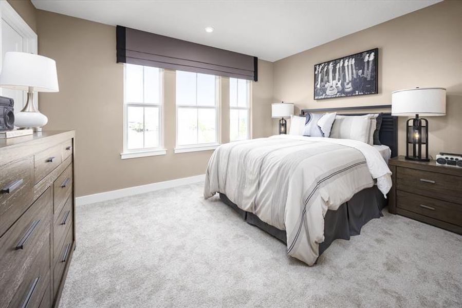 Representative furnished interior of a home built from the Serena by Ryan Homes in Cedar Landings, Leesburg (Image 16).