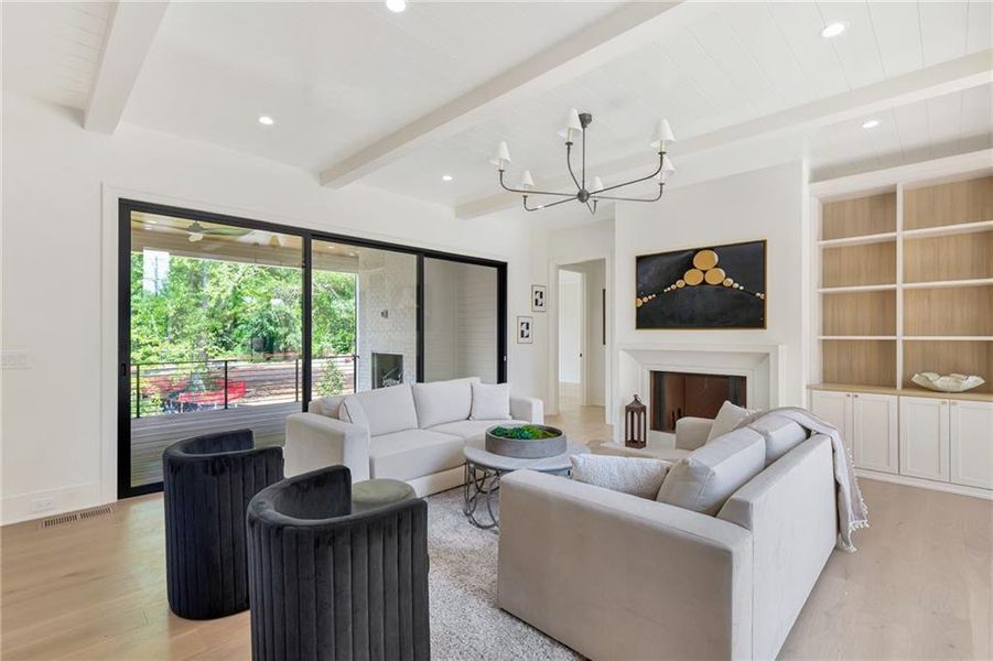 Furnished interior view inside a new home in , Roswell (Image 9).