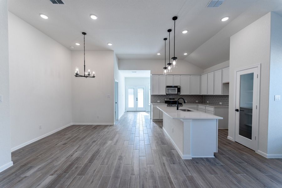 Furnished interior view inside a new home in Arcadia Ridge, San Antonio (Image 3).