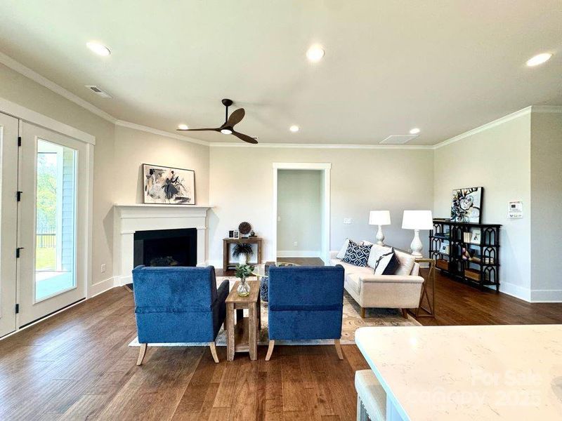Furnished interior view inside a new home in Cumberland, Concord (Image 10).
