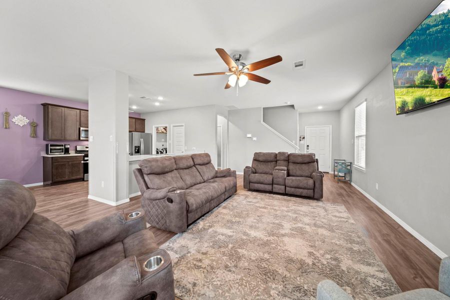 Furnished interior view inside a new home in , Porter (Image 6). Furnished interior view inside a new home in , Porter (Image 6).