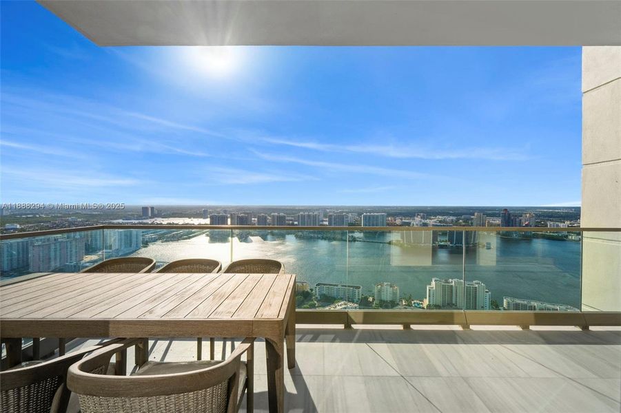 Exterior details and patio area of a home in , Sunny Isles Beach (Image 1). Exterior details and patio area of a home in , Sunny Isles Beach (Image 1).