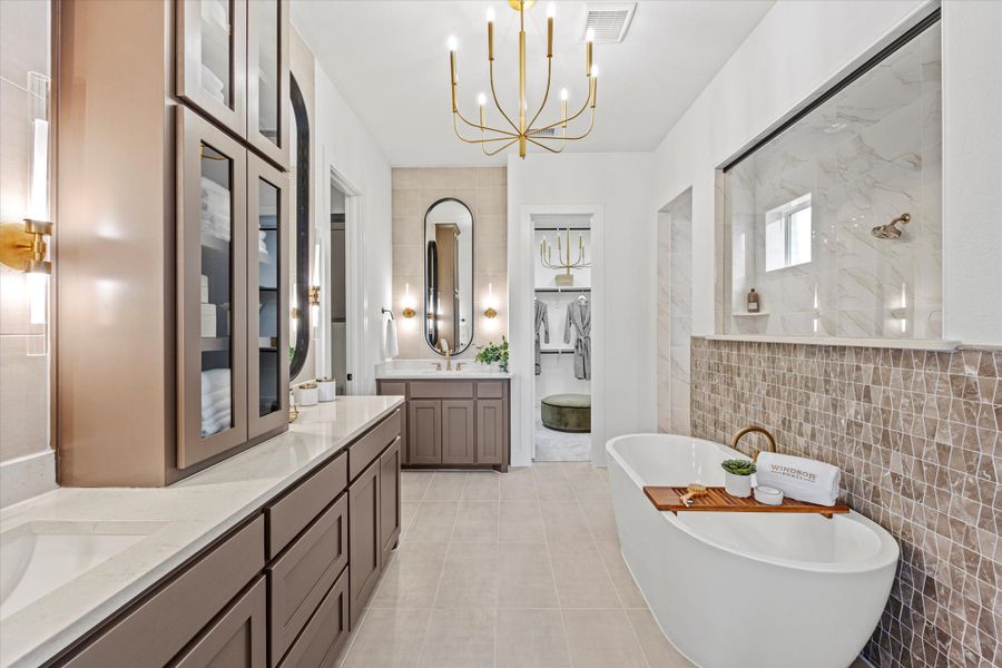 Representative furnished interior of a home built from the Ashbourne by Windsor Homes in Nelson Lake Estates, Rockwall (Image 29).