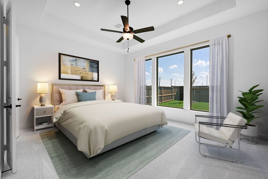 Furnished interior view inside a new home in The Ridge at Northlake, Northlake (Image 7).