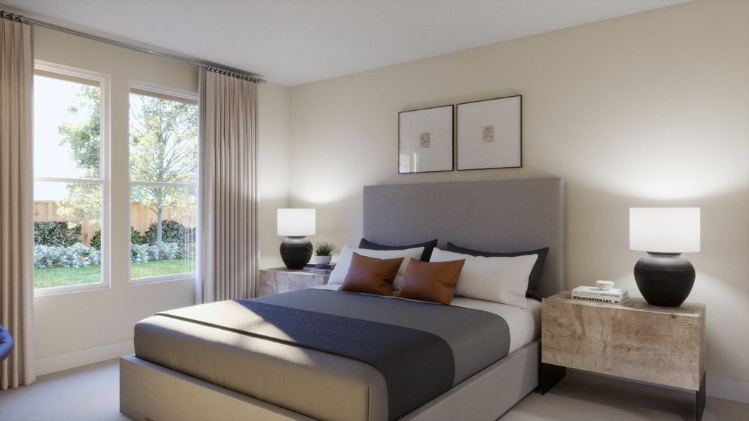 Representative furnished interior of a home built from the 4014 by Risewell Homes in Parkton Square, Kyle (Image 10).