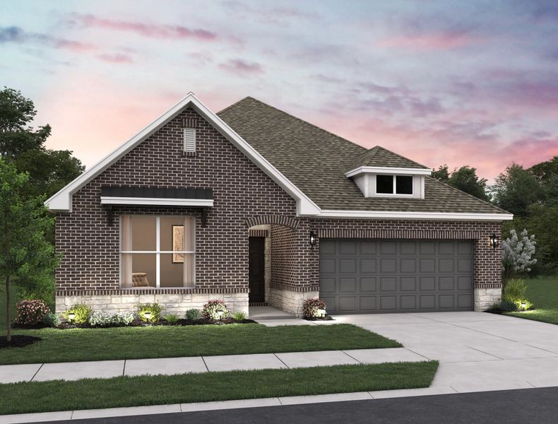 Representative exterior photo of a completed home built from the Victoria by Ashton Woods in Megan's Landing 50's, Castroville, TX (Image 18).