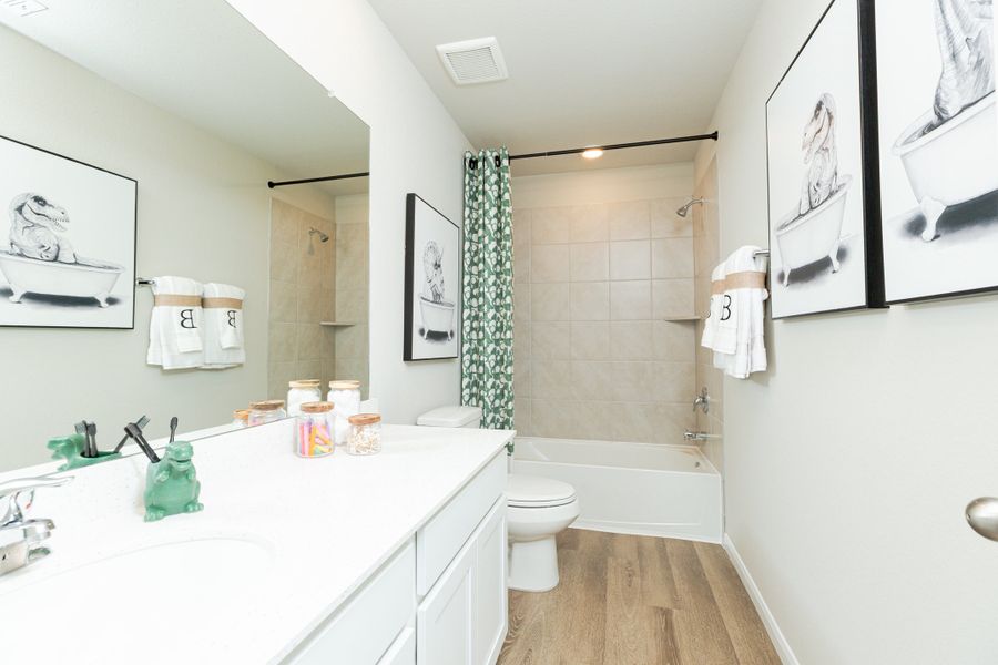 Representative furnished interior of a home built from the Berkshire by Beazer Homes in Laurel Landing: Landmark Collection, Alvin (Image 6).