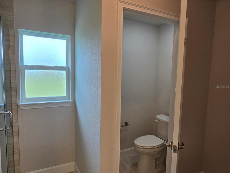water closet in main bath