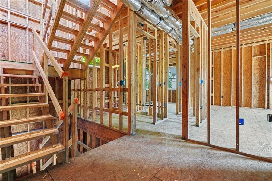 In-progress construction of a new home in , Atlanta, GA (Image 5).
