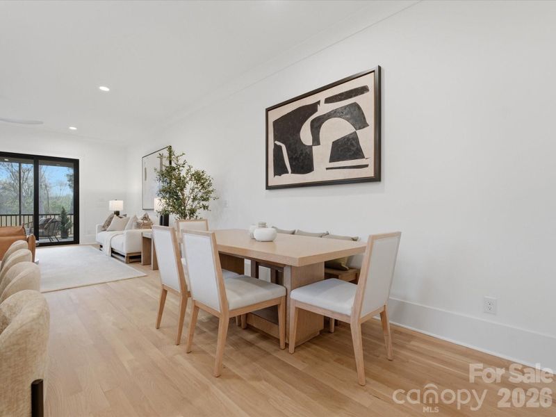 Furnished interior view inside a new home in , Charlotte (Image 39).