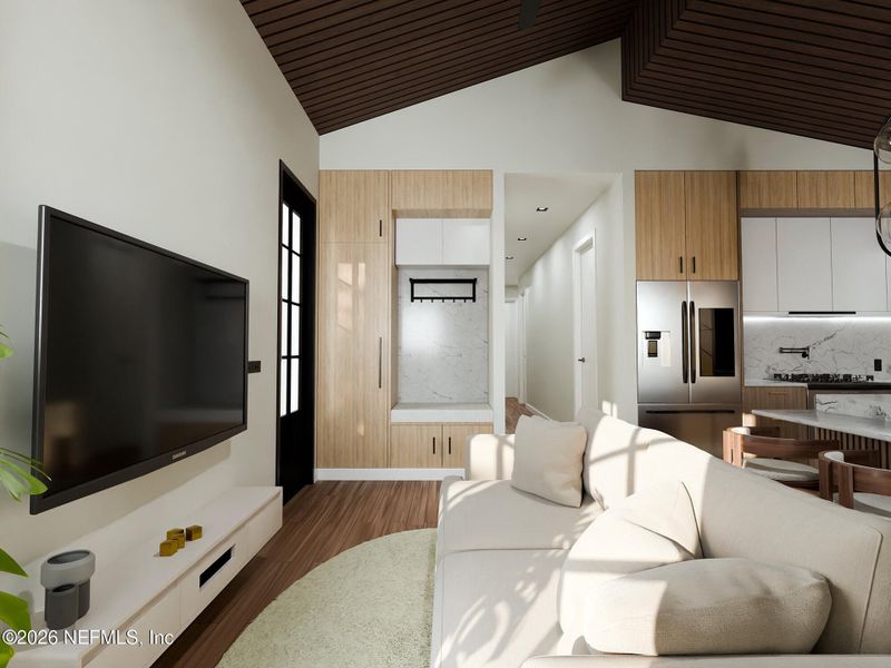 Furnished interior view inside a new home in , Jacksonville (Image 4).