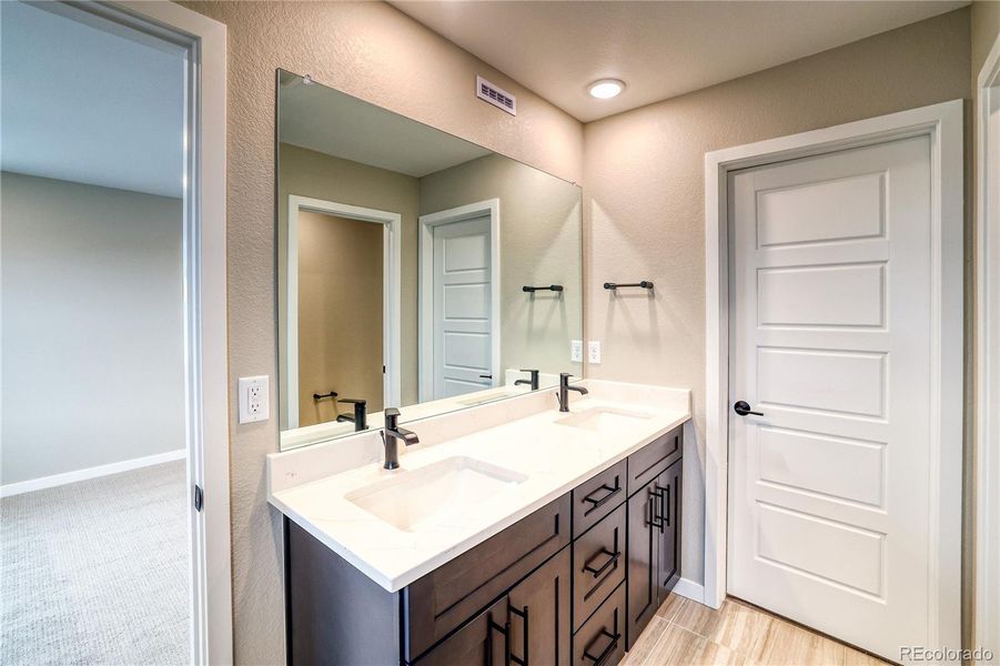 Furnished interior view inside a new home in Painted Prairie, Aurora (Image 11).
