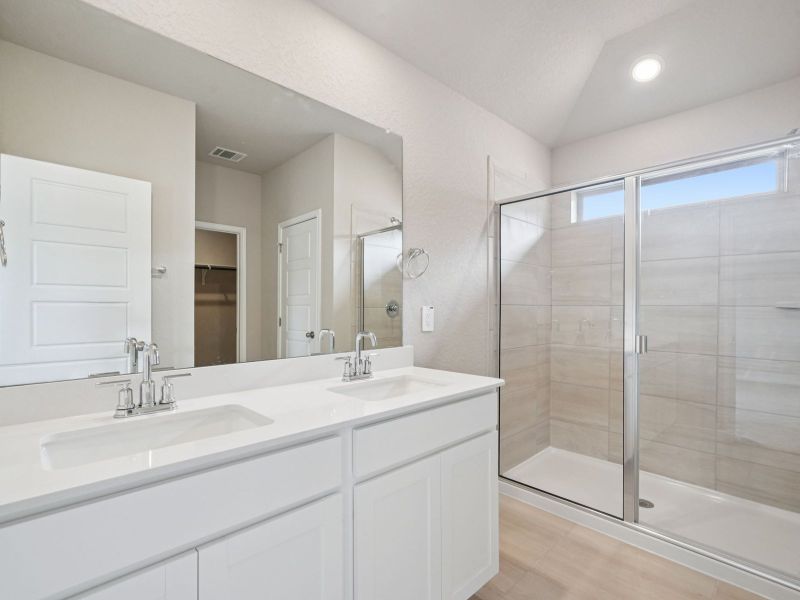 Furnished interior view inside a new home in Comanche Ridge, San Antonio (Image 8).